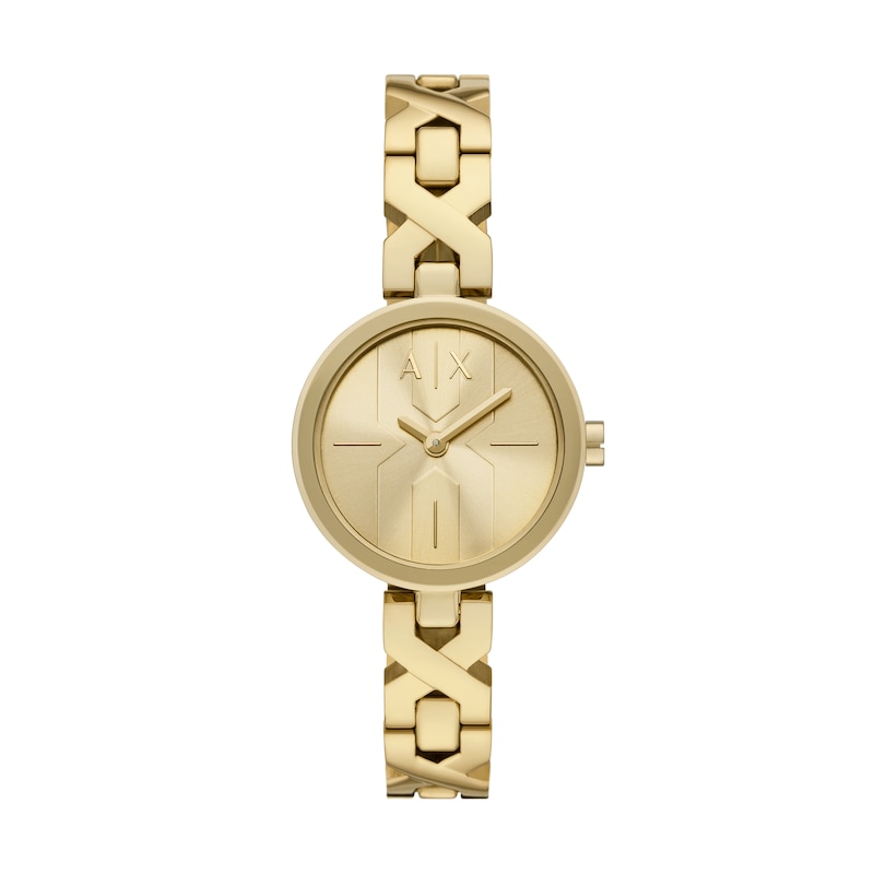 Main Image 1 of Armani Exchange Women's Two-Hand Gold-Tone Stainless Steel Watch