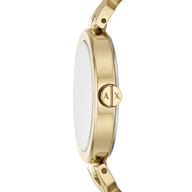 Main Image 3 of Armani Exchange Women's Two-Hand Gold-Tone Stainless Steel Watch