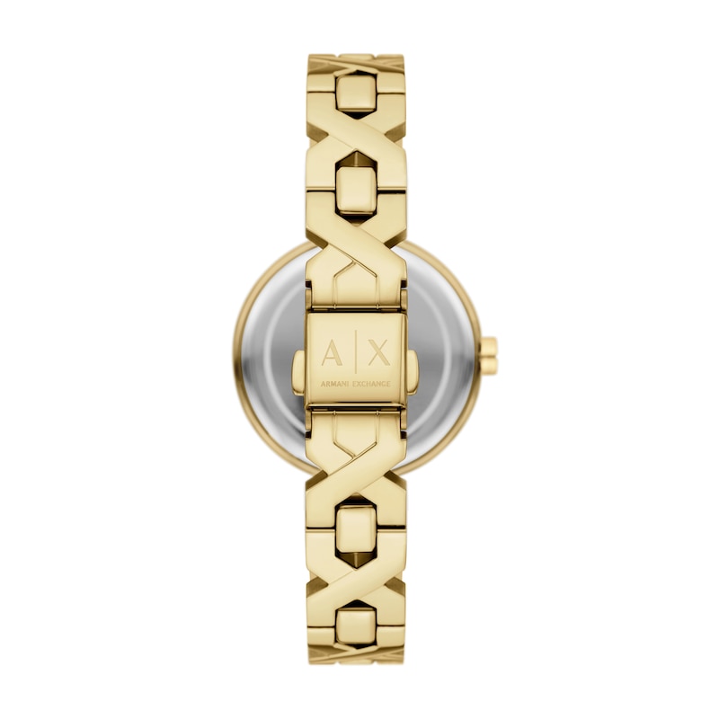 Main Image 4 of Armani Exchange Women's Two-Hand Gold-Tone Stainless Steel Watch
