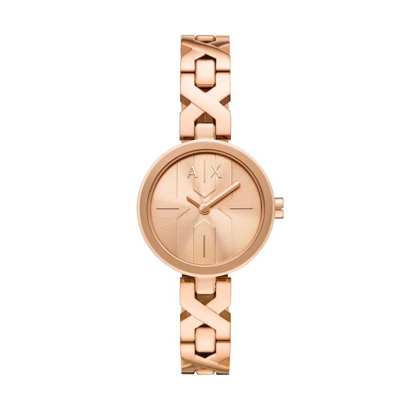 Main Image 1 of Armani Exchange Women's Two-Hand Rose Gold-Tone Stainless Steel Watch