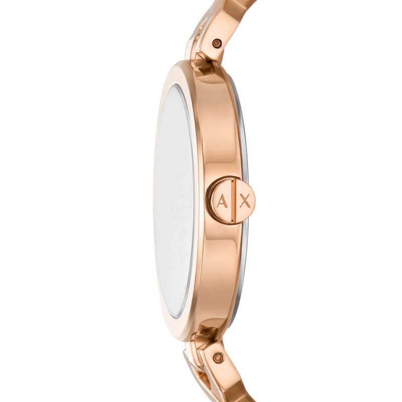 Main Image 3 of Armani Exchange Women's Two-Hand Rose Gold-Tone Stainless Steel Watch