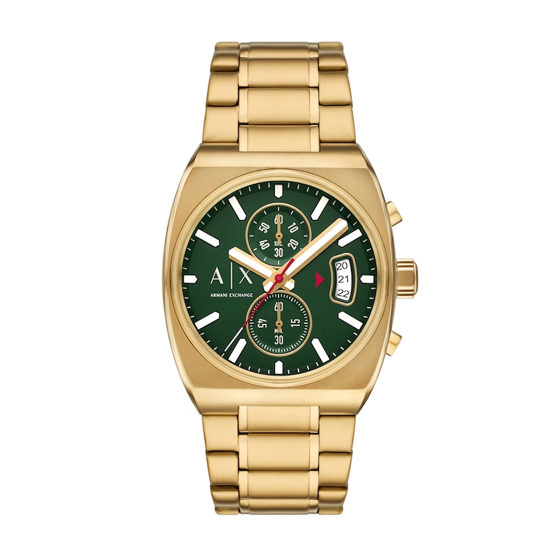 Main Image 1 of Armani Exchange Men's Chronograph Gold-Tone Stainless Steel Watch