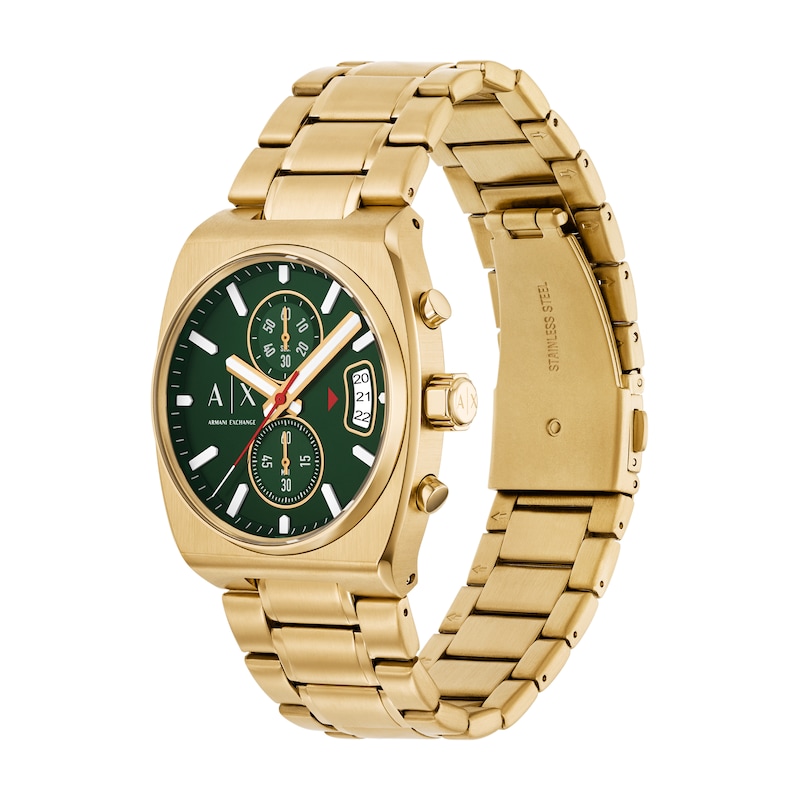 Main Image 2 of Armani Exchange Men's Chronograph Gold-Tone Stainless Steel Watch