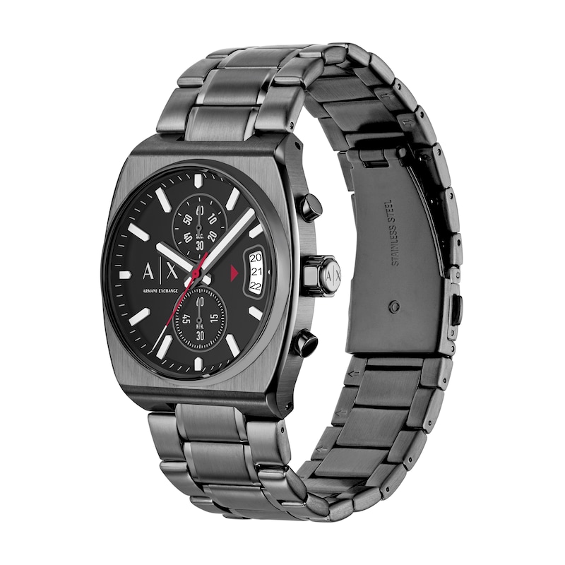 Main Image 2 of Armani Exchange Men's Chronograph Gunmetal Stainless Steel Watch