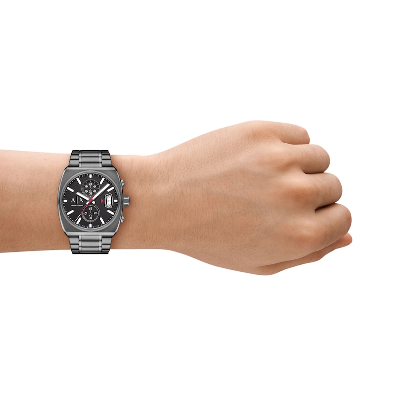 Main Image 5 of Armani Exchange Men's Chronograph Gunmetal Stainless Steel Watch