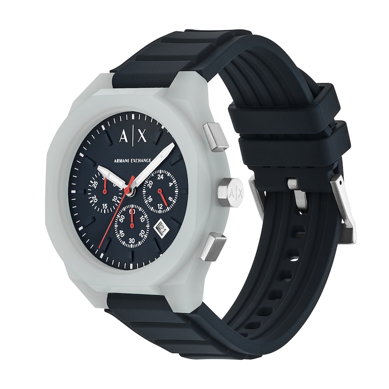 Main Image 2 of Armani Exchange Men's Sync Chronograph Gray Silicone Watch