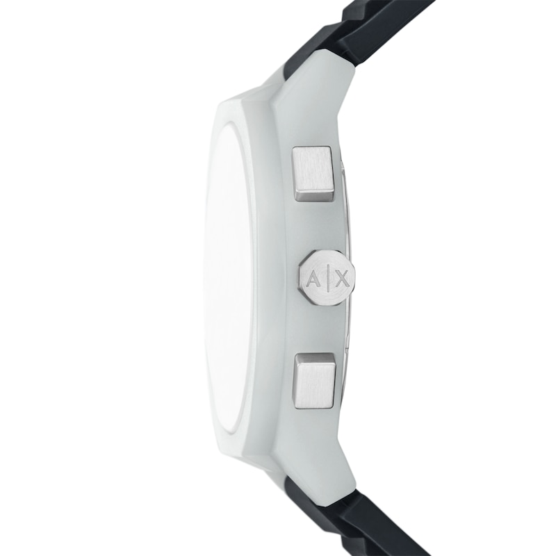 Main Image 3 of Armani Exchange Men's Sync Chronograph Gray Silicone Watch