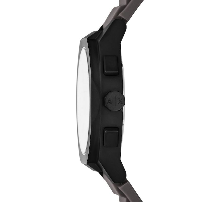 Main Image 3 of Armani Exchange Men's Sync Chronograph Gray Silicone Watch