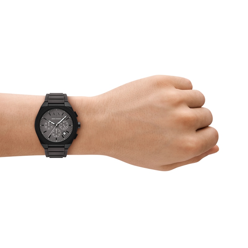 Main Image 5 of Armani Exchange Men's Sync Chronograph Gray Silicone Watch