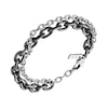 Thumbnail Image 2 of Armani Exchange Men's Two-Tone Double Chain Bracelet