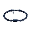 Thumbnail Image 1 of Armani Exchange Men's Navy Blue Rope Chain Logo Bracelet