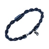 Thumbnail Image 2 of Armani Exchange Men's Navy Blue Rope Chain Logo Bracelet