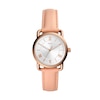 Thumbnail Image 1 of Fossil Copeland Women's Rose Gold Tone Nude Leather Strap Watch