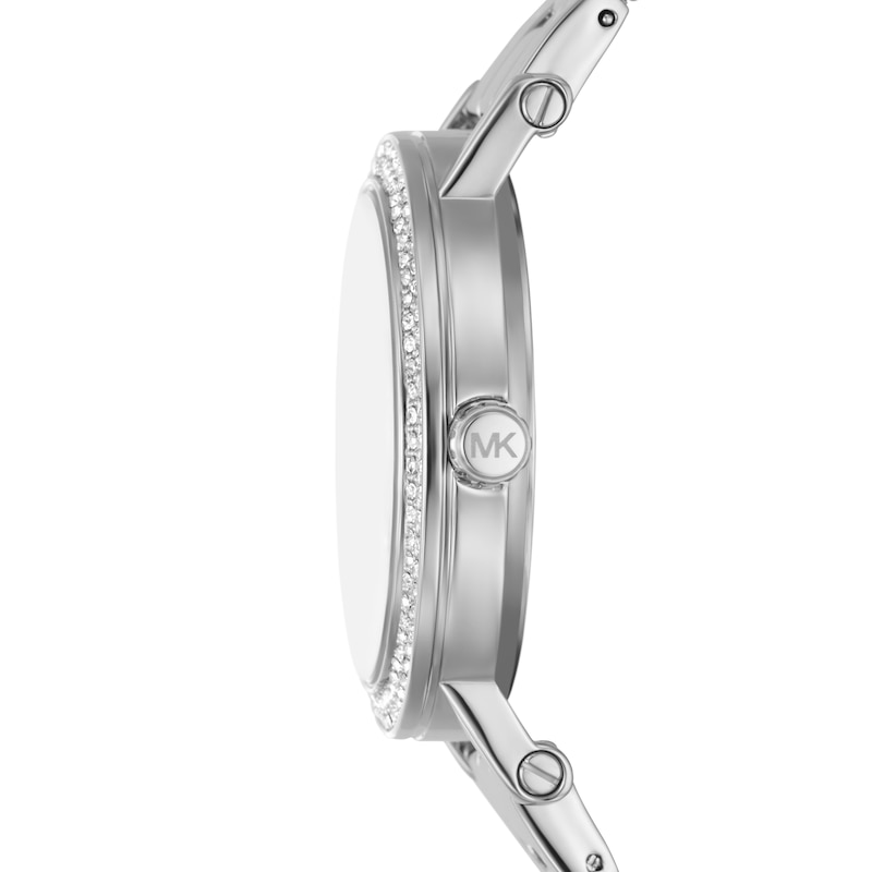 Main Image 2 of Michael Kors Corey Women's Stainless Steel Silver Tone Bracelet Watch