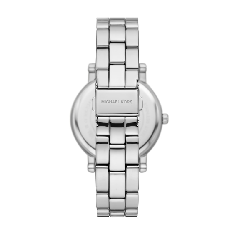 Main Image 3 of Michael Kors Corey Women's Stainless Steel Silver Tone Bracelet Watch