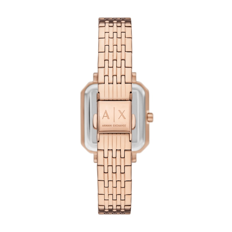 Main Image 4 of Armani Exchange Women's Three-Hand, Rose Gold-Tone Stainless Steel Watch and Bracelet Set