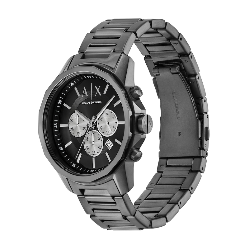 Main Image 2 of Armani Exchange Men's Chronograph, Gunmetal Stainless Steel Watch