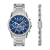 Thumbnail Image 1 of Armani Exchange Men's Chronograph Stainless Steel Gift Set