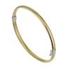 Thumbnail Image 0 of Together Silver & 9ct Bonded Yellow Gold Bangle