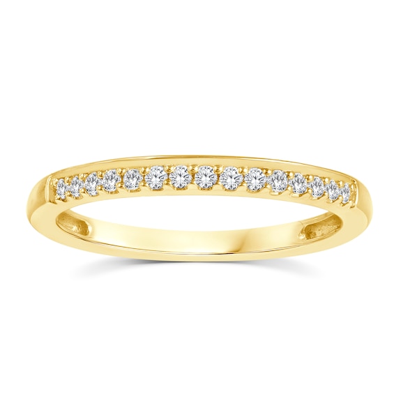 Perfect Fit 9ct Yellow Gold 0.12ct Diamond Eternity Ring