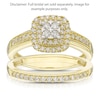 Thumbnail Image 2 of Perfect Fit 9ct Yellow Gold Eternity 0.12ct Diamond Ring