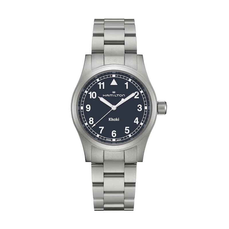 Main Image 1 of Hamilton Khaki Field Quartz 38mm Navy Blue Dial & Stainless Steel Watch
