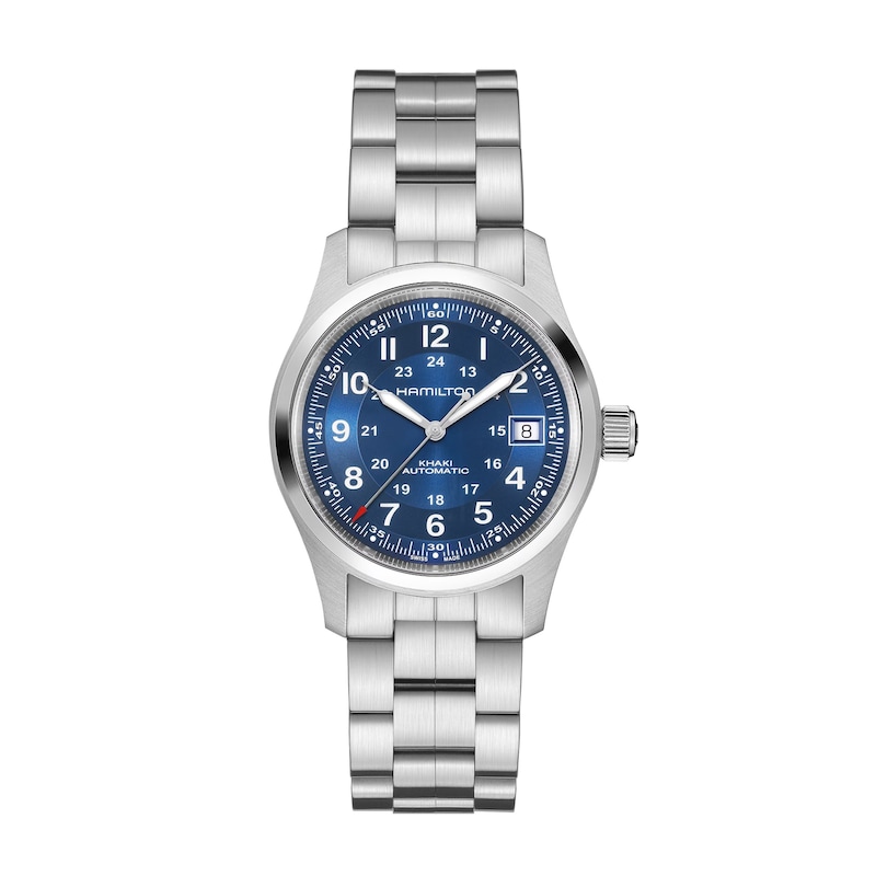 Main Image 1 of Hamilton Khaki Field Automatic 38mm Blue Dial & Stainless Steel Watch