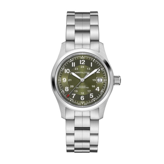 Hamilton Khaki Field Automatic 38mm Green Dial & Stainless Steel Watch