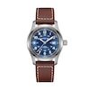 Thumbnail Image 1 of Hamilton Khaki Field Automatic 42mm Blue Dial & Brown Leather Strap Watch