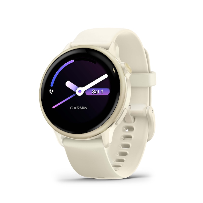 Main Image 1 of Garmin Vivoactive 6 Bone Silicone Band Watch