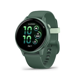Garmin Vivoactive 6 Jasper Green Silicone Band Watch