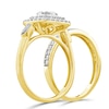 Thumbnail Image 1 of Perfect Fit 9ct Yellow Gold 0.80ct Total Diamond Bridal Set