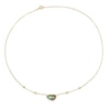 Thumbnail Image 2 of Sterling Silver Gold Plated Abalone & Cubic Zirconia Doublet Pendant Necklace