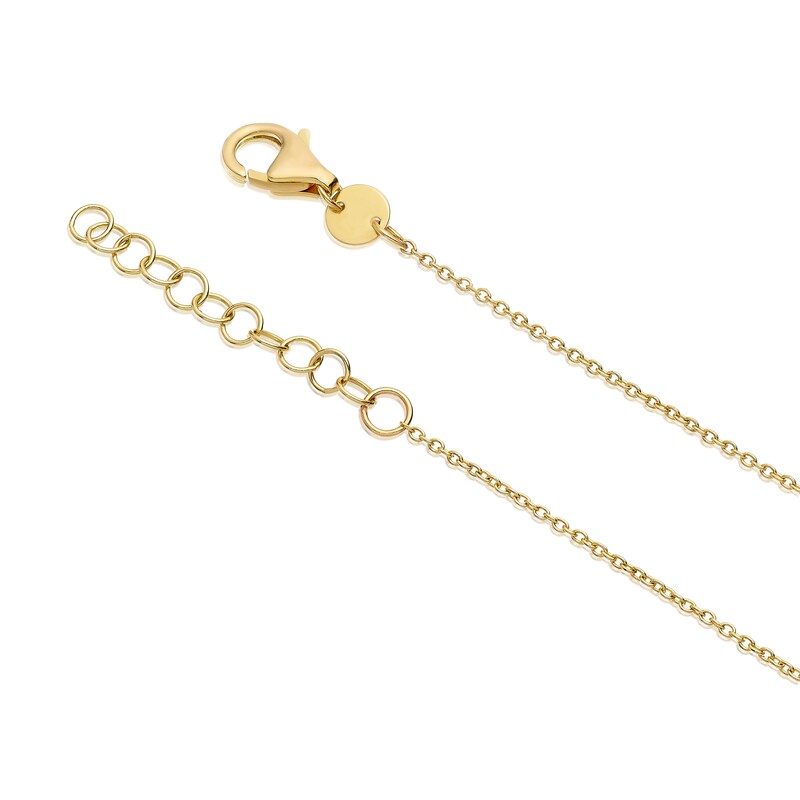 Main Image 3 of 9ct Yellow Gold 16+1" Ocean Themed Pendant Necklace