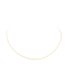Thumbnail Image 3 of 9ct Yellow Gold Solid 18&quot; Dainty Curb Chain
