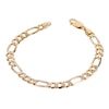 Thumbnail Image 1 of 9ct Yellow Gold 7.25" Figaro Chain Bracelet