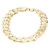 Thumbnail Image 1 of 9ct Yellow Gold Solid 8.5" Curb Chain Bracelet