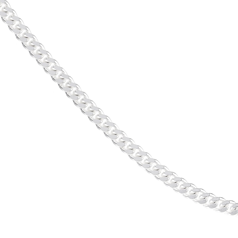 Main Image 2 of Sterling Silver 18" Curb Chain