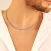 Thumbnail Image 4 of Sterling Silver 20" 2mm Dainty Curb Chain