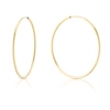 Thumbnail Image 1 of 9ct Yellow Gold 25mm Polished Sleeper Hoop Earrings
