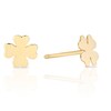 Thumbnail Image 1 of 9ct Yellow Gold Clover Stud Earrings