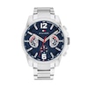 Thumbnail Image 1 of Tommy Hilfiger 46mm Blue Dial & Stainless Steel Bracelet Watch