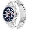 Thumbnail Image 2 of Tommy Hilfiger 46mm Blue Dial & Stainless Steel Bracelet Watch