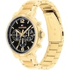 Thumbnail Image 2 of Tommy Hilfiger Men's 44mm Black Dial & Gold IP Bracelet Watch