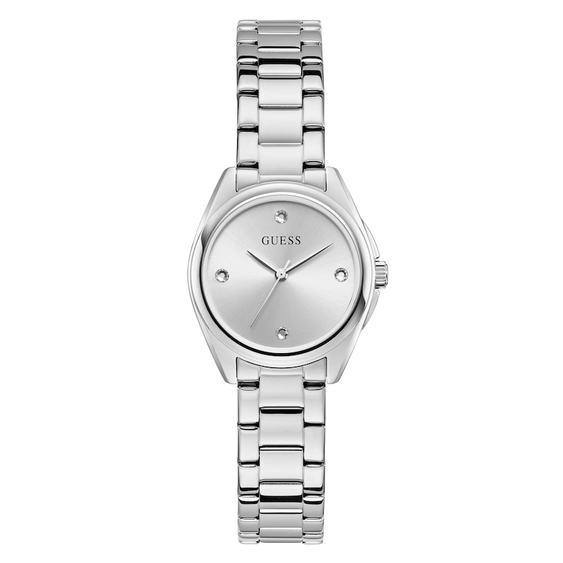Main Image 1 of Guess Women's Silver Crystal Dial Stainless Steel Watch