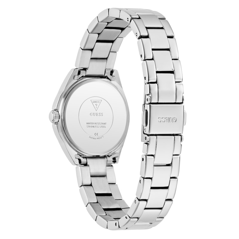 Main Image 3 of Guess Women's Silver Crystal Dial Stainless Steel Watch