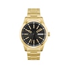 Thumbnail Image 1 of HUGO #INVENT Men's 46mm Black Dial Gold IP Bracelet Watch