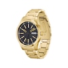 Thumbnail Image 2 of HUGO #INVENT Men's 46mm Black Dial Gold IP Bracelet Watch
