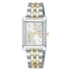 Thumbnail Image 1 of Lorus Women's Signature Crystal Sunray Two Tone Stainless Steel Bracelet Watch