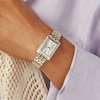 Thumbnail Image 4 of Lorus Women's Signature Crystal Sunray Two Tone Stainless Steel Bracelet Watch